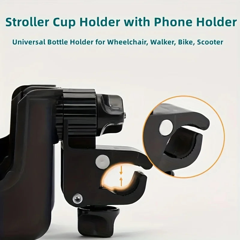 2-in-1 Stroller Cup & Phone Holder