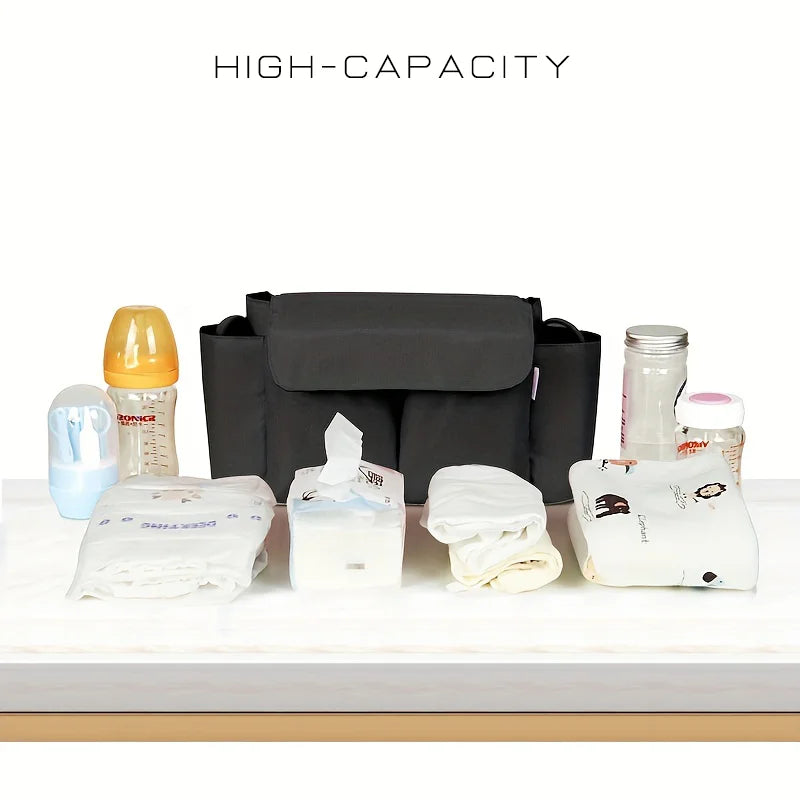 Stroller Organiser with Bottle Holders