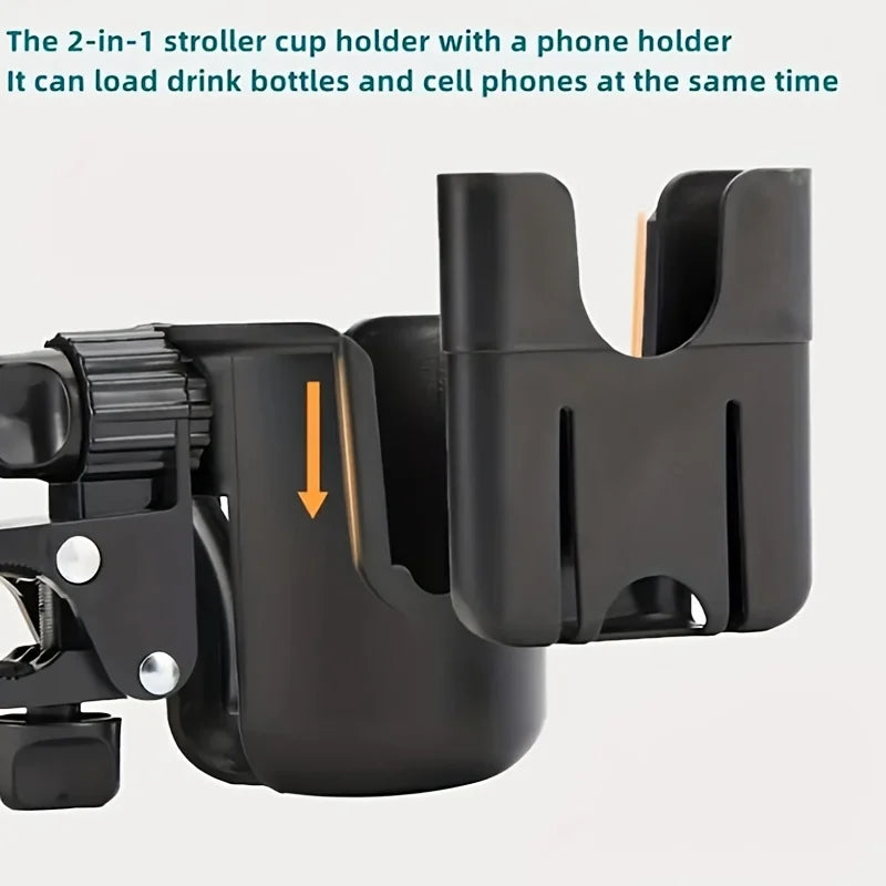 2-in-1 Stroller Cup & Phone Holder
