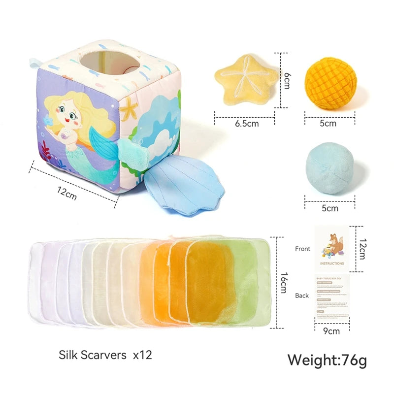 Montessori Magic Tissue Box & Busy Toy