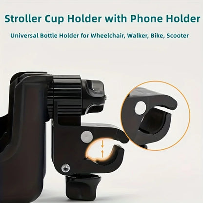 2-in-1 Stroller Cup & Phone Holder